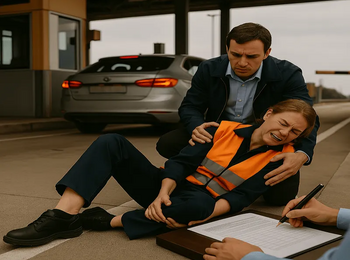 Indenização a trabalhadora atropelada em pedágio pela Concessionária do Sistema Anhanguera-Bandeirantes S.A.